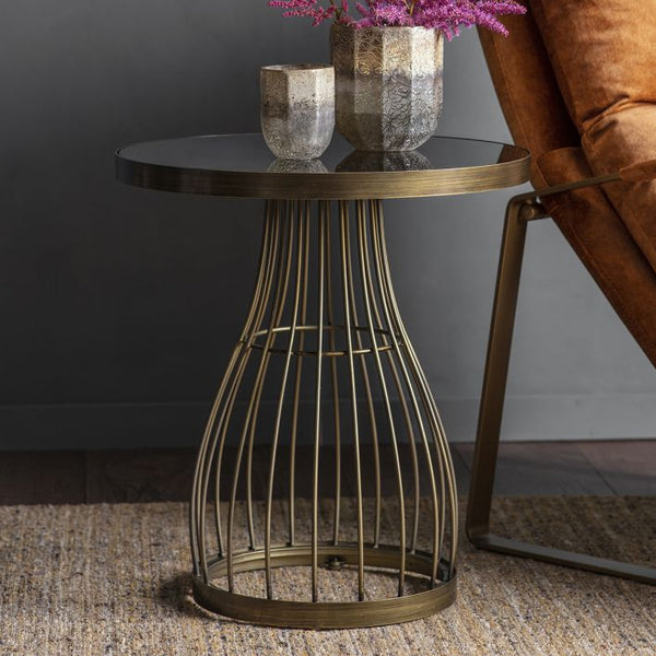 Ghedi Neve Side Table Bronze — SantoLusso®