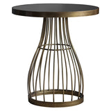 Ghedi Neve Side Table Bronze — SantoLusso®