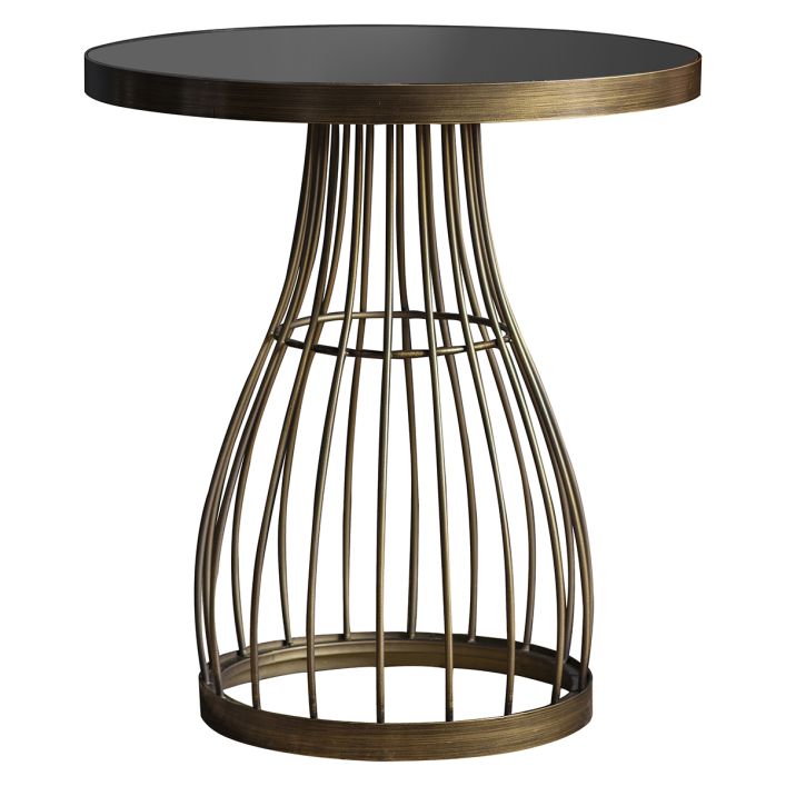 Ghedi Neve Side Table Bronze — SantoLusso®