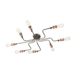 Ghedi Nica 8 Ceiling Light Aged Copper — SantoLusso®
