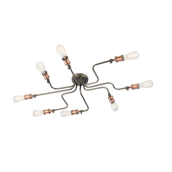 Ghedi Nica 8 Ceiling Light Aged Copper — SantoLusso®