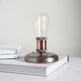Ghedi Nica Base Table Lamp Aged Copper — SantoLusso®