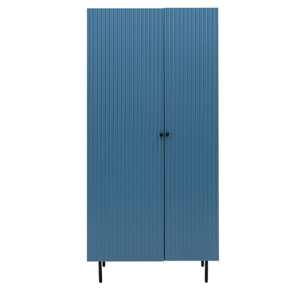 Ghedi Nicolanna 2 Door Wardrobe Blue — SantoLusso®
