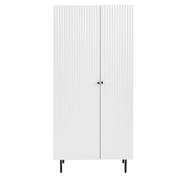 Ghedi Nicolanna 2 Door Wardrobe White — SantoLusso®