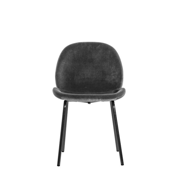 Ghedi Nure Chair Grey Velvet (2 Pack) — SantoLusso®