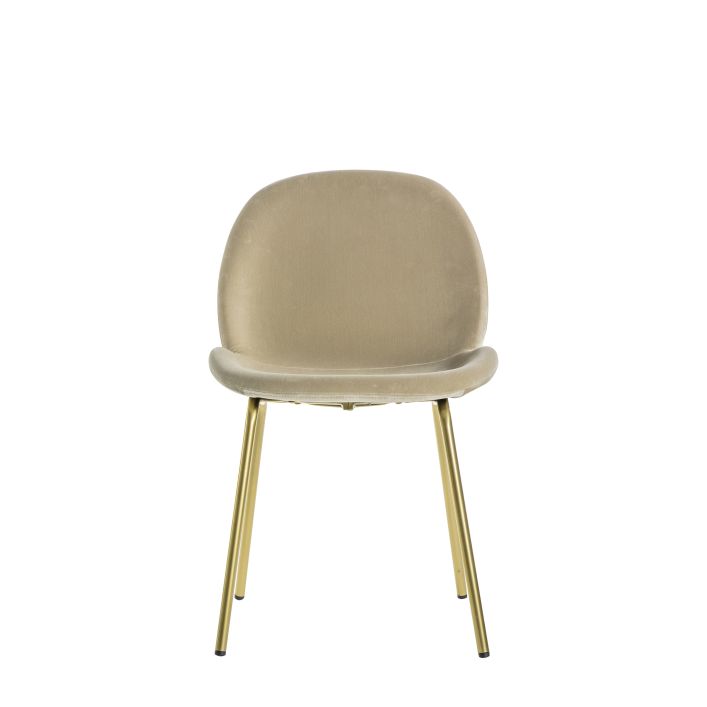 Ghedi Nure Chair Oatmeal Velvet (2 Pack) — SantoLusso®