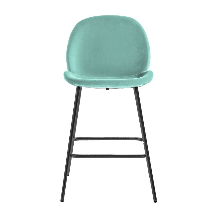 Ghedi Nure Stool Mint Velvet (2 Pack) — SantoLusso®
