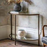 Ghedi Ora Console Table Bronze — SantoLusso®
