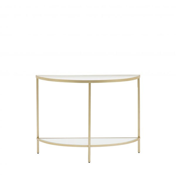 Ghedi Ora Console Table Champagne — SantoLusso®