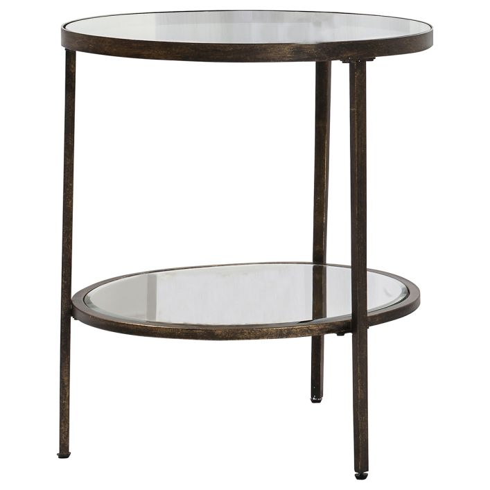 Ghedi Ora Side Table Bronze — SantoLusso®