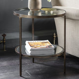 Ghedi Ora Side Table Bronze — SantoLusso®