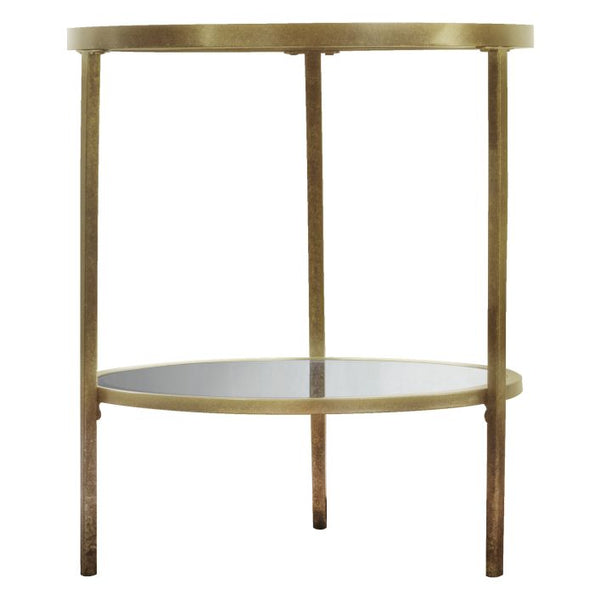 Ghedi Ora Side Table Champagne — SantoLusso®