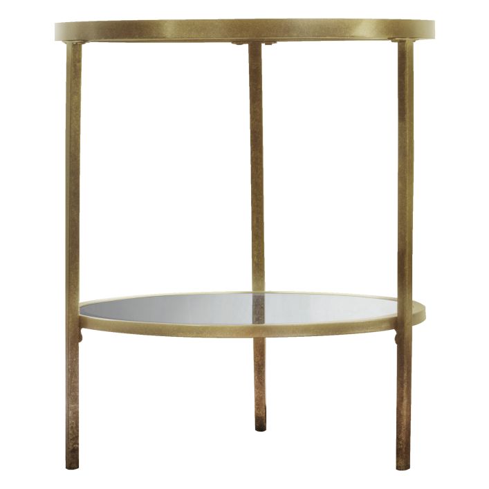 Ghedi Ora Side Table Champagne — SantoLusso®