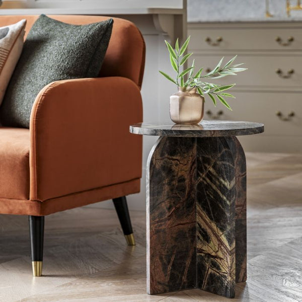 Ghedi Oresto Side Table Ember — SantoLusso®