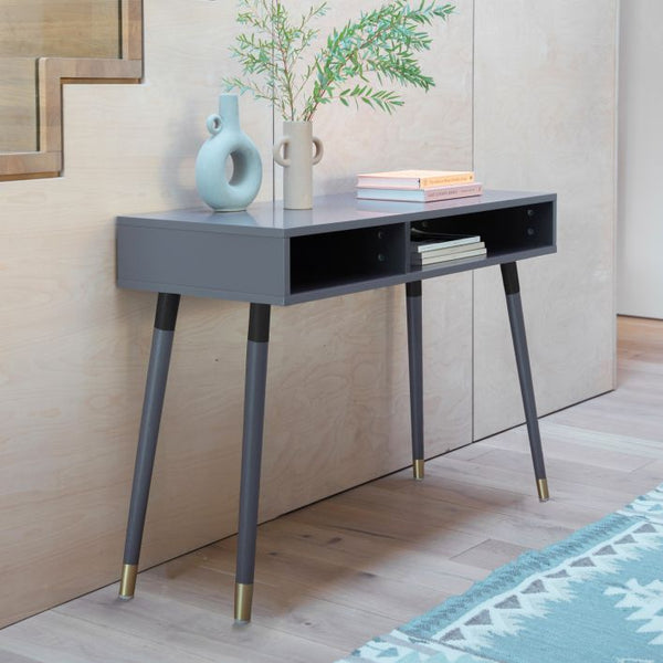 Ghedi Ostola Console Table Grey — SantoLusso®