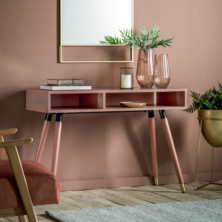 Ghedi Ostola Console Table Pink — SantoLusso®