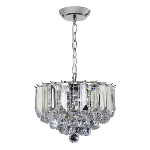 Ghedi Ottone 3 Pendant Light Chrome — SantoLusso®