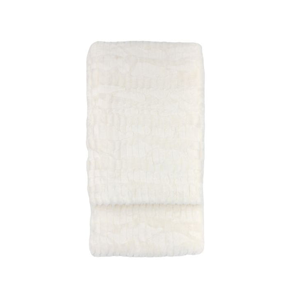 Ghedi Pablo Rabbit Fur Throw Cream — SantoLusso®