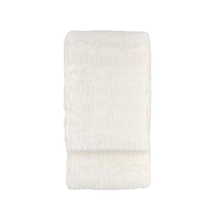 Ghedi Pablo Rabbit Fur Throw Cream — SantoLusso®
