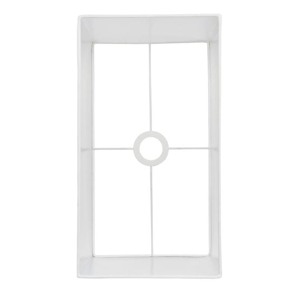 Ghedi Panni Rectangular 1 Shade Light White 250x410x225mm — SantoLusso®