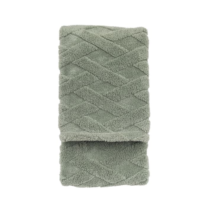 Ghedi Pavva Cross Knit Aspen Green 130x170cm — SantoLusso®