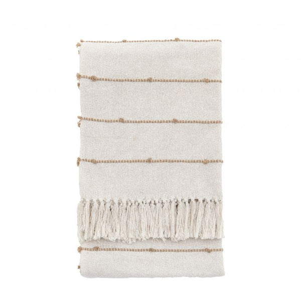Ghedi Pelia Woven Bobble Throw — SantoLusso®