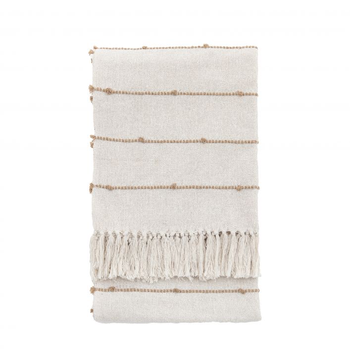 Ghedi Pelia Woven Bobble Throw — SantoLusso®
