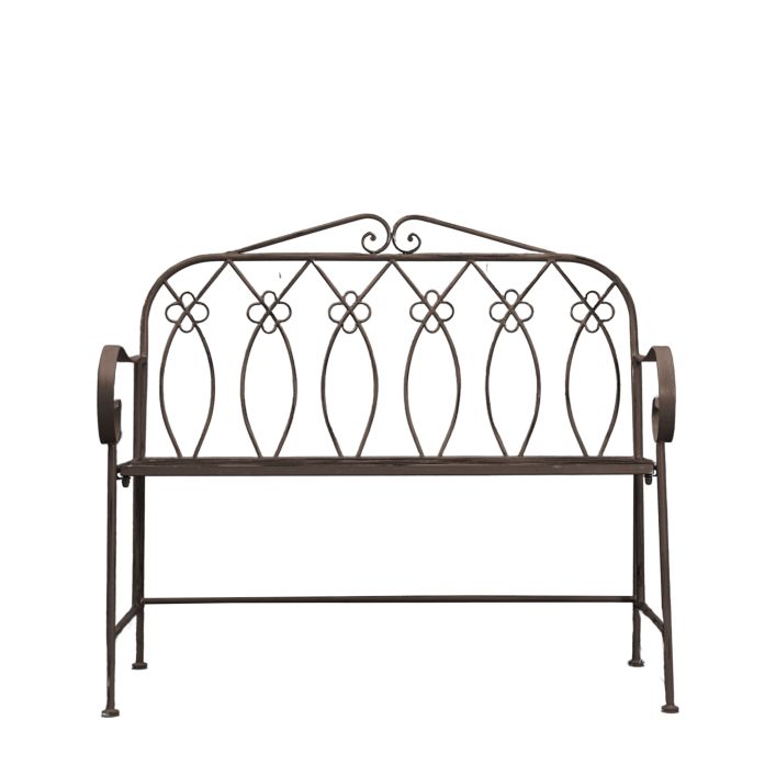 Ghedi Pierro Outdoor Bench Noir — SantoLusso®