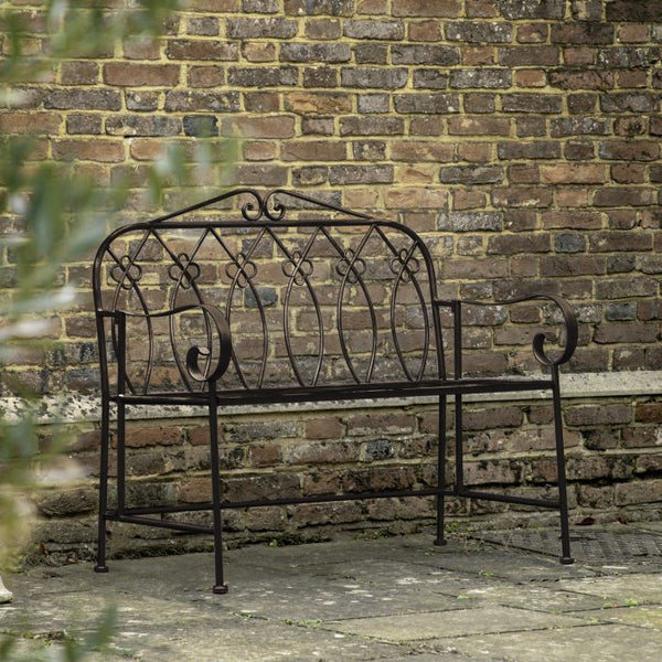 Ghedi Pierro Outdoor Bench Noir — SantoLusso®