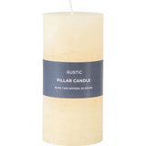 Ghedi Pillar Candle Rustic Ivory 2 Pack Large — SantoLusso®