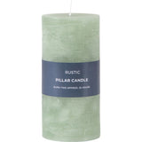 Ghedi Pillar Candle Rustic Sage 2 Pack Large — SantoLusso®