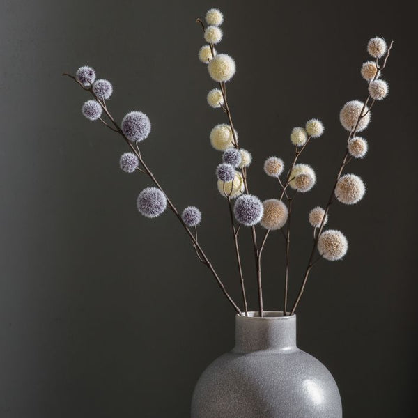 Ghedi Pom Pom Spray (6pk) Pale Grey — SantoLusso®
