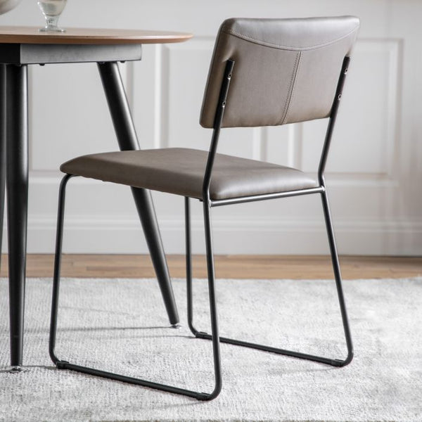 Ghedi Potenza Dining Chair Silver Grey (2 Pack) — SantoLusso®