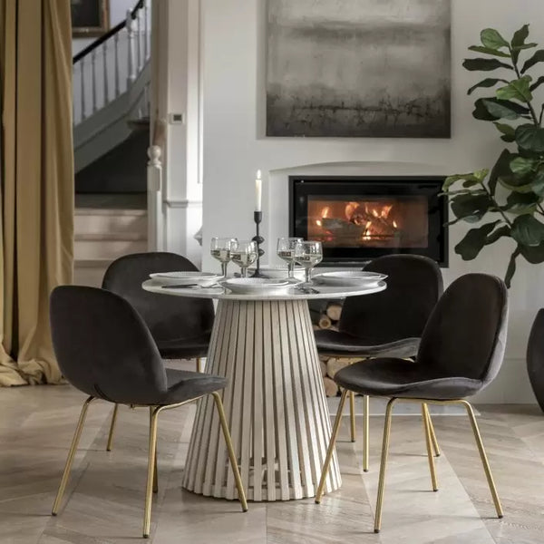 Ghedi Ramano Round Dining Table — SantoLusso®