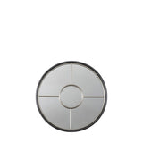 Ghedi Remo Round Mirror Silver Small — SantoLusso®