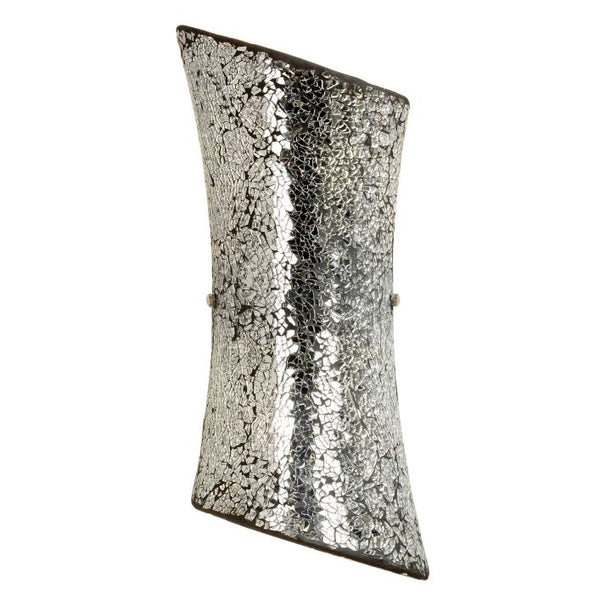 Ghedi Reo Wall Light - Silver Mosaic Glass — SantoLusso®
