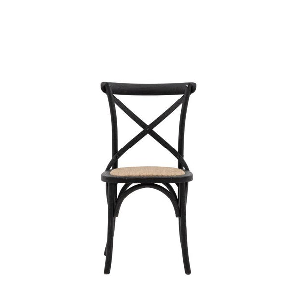 Ghedi Rigard Chair Black Rattan (2 Pack) — SantoLusso®