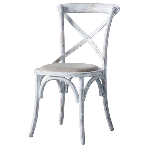 Ghedi Rigard Chair White Linen (2 Pack) — SantoLusso®