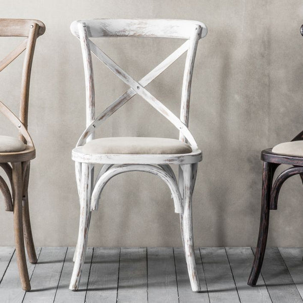 Ghedi Rigard Chair White Linen (2 Pack) — SantoLusso®