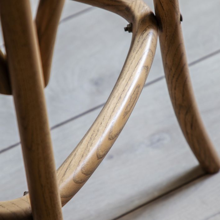 Ghedi Rigard Stool Natural with Rattan (2 Pack) — SantoLusso®