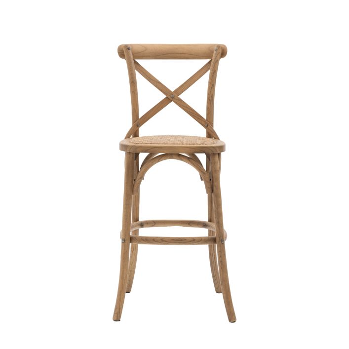 Ghedi Rigard Stool Natural with Rattan (2 Pack) — SantoLusso®