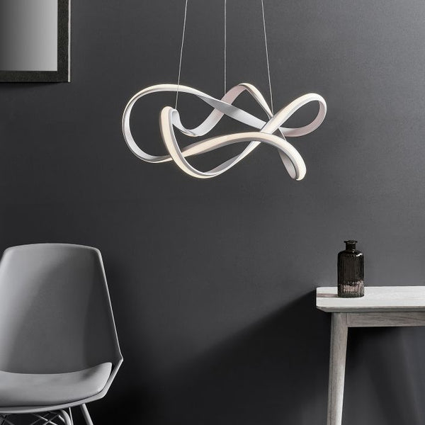 Ghedi Rina Pendant Light White 600-1200mm — SantoLusso®