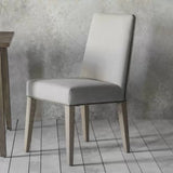Ghedi Roberta Dining Chair Cement Linen (2 Pack) — SantoLusso®