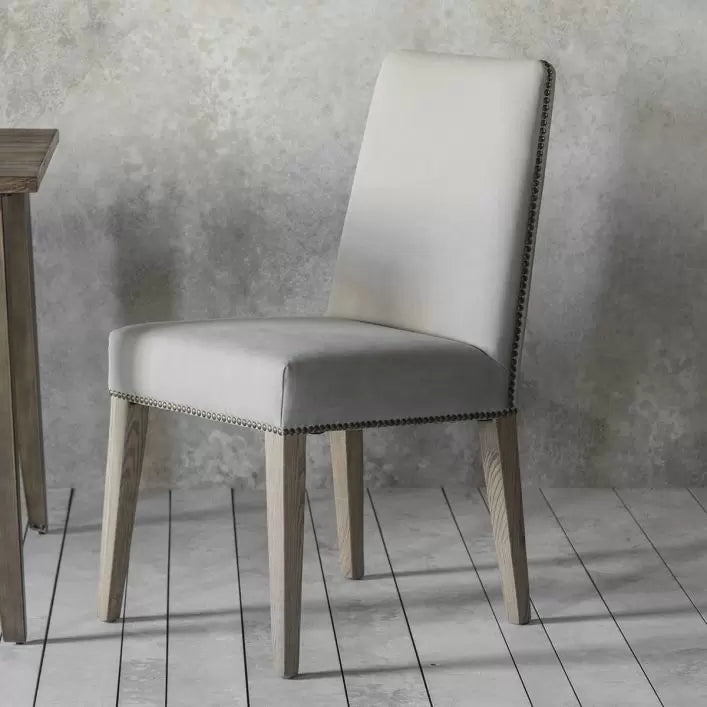 Ghedi Roberta Dining Chair Cement Linen (2 Pack) — SantoLusso®
