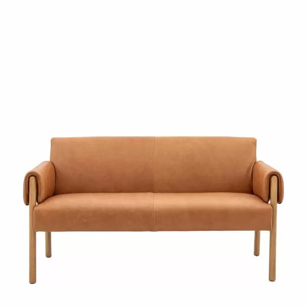 Ghedi Secci 2 Seater Sofa Brown Leather — SantoLusso®