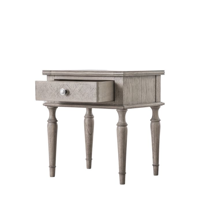 Ghedi Segre 1 Drawer Side Table — SantoLusso®