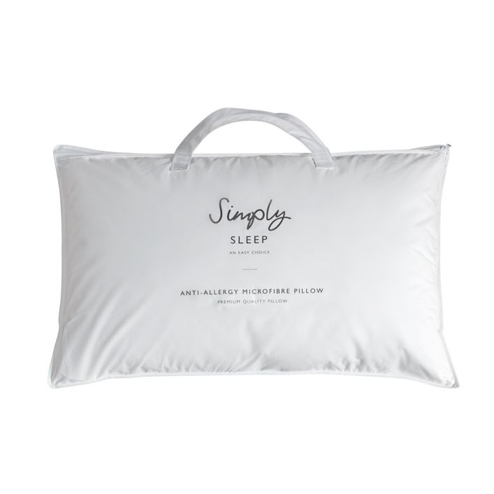 Ghedi Simply Sleep Anti Allergy Microfibre Pillow — SantoLusso®