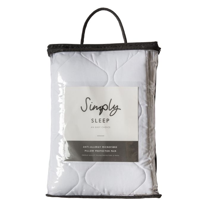 Ghedi Simply Sleep Anti Allergy Pillow Protector Pair — SantoLusso®