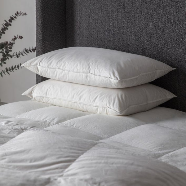 Ghedi Simply Sleep White Goose Feather & Down Pillow — SantoLusso®