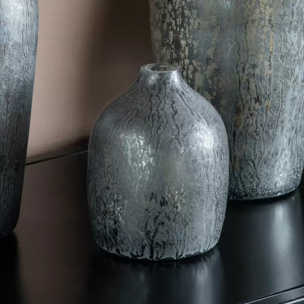 Ghedi Soloman Vase Small Grey Antique — SantoLusso®